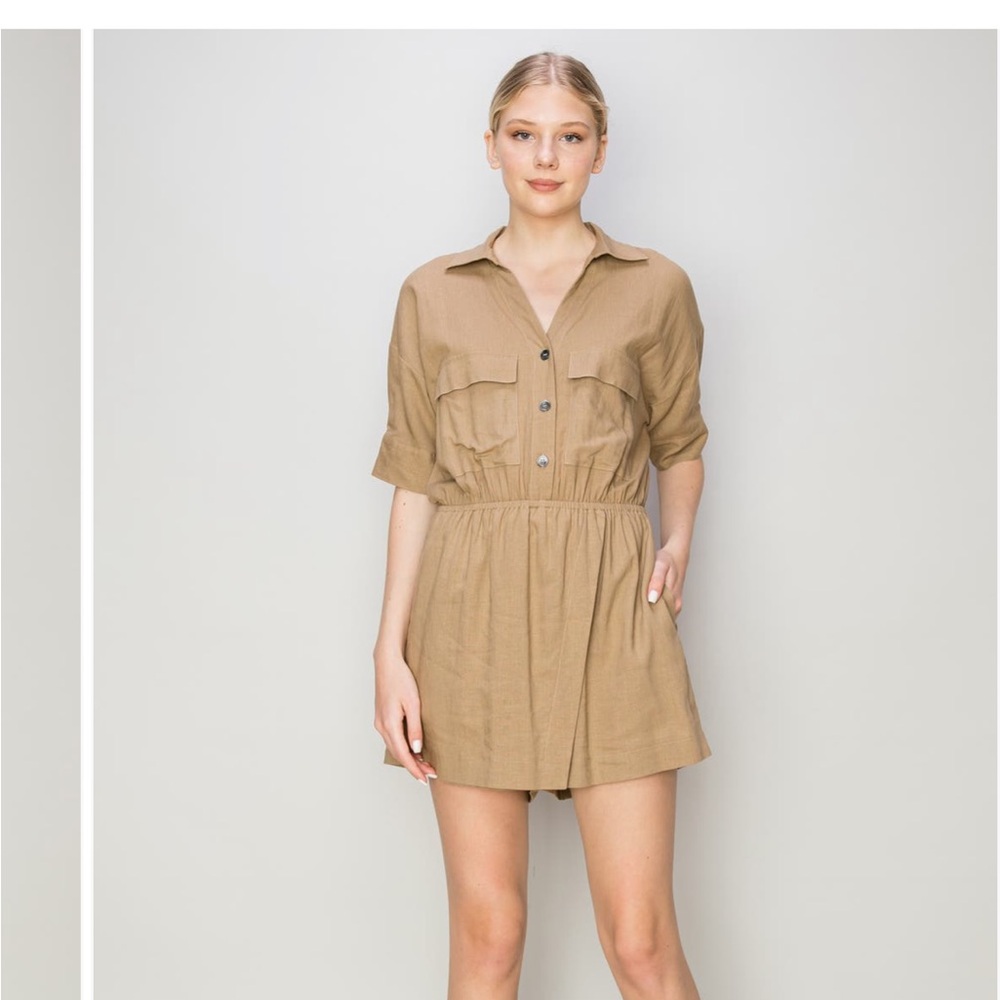 new with tag Melloday utility romper